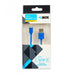 iBox IKUMTCB USB кабел 1 м USB 2.0 USB A USB C Син