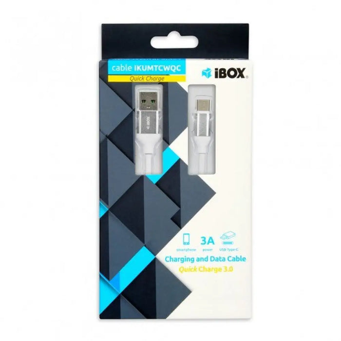 iBox IKUMTCWQC USB кабел USB 2.0 1.5 m USB A USB C Бял
