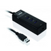 iBox IUH3FB интерфейсен хъб 5000 Mbit/s Черен