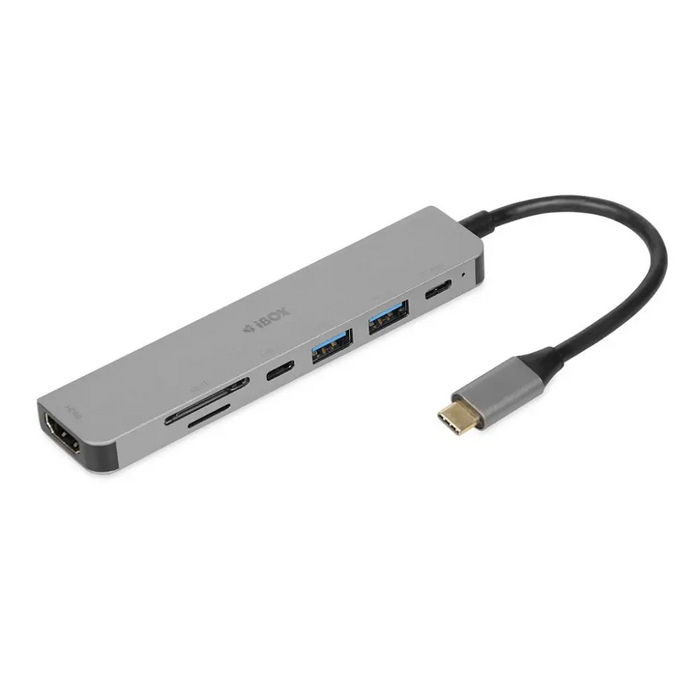 iBox IUH3SL4K интерфейсен хъб USB Type-C 5000 Mbit/s