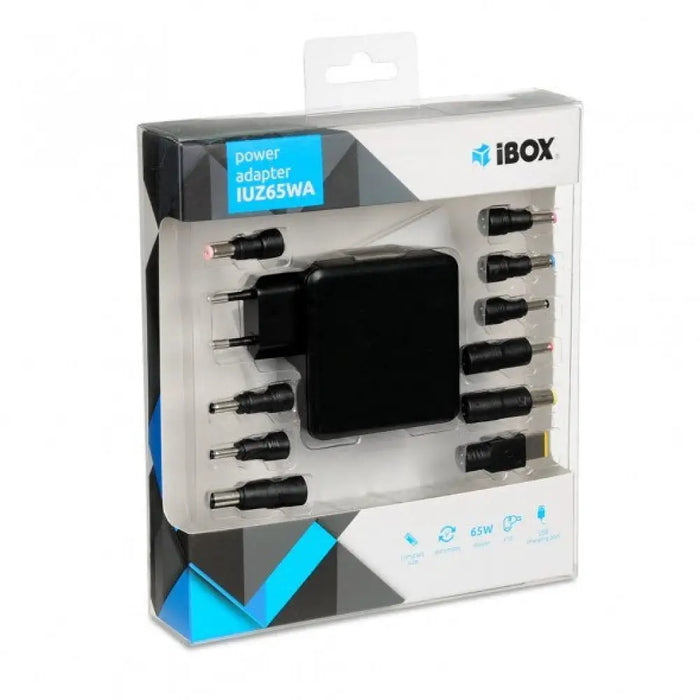 iBox IUZ65WA захранващ адаптер/инвертор Auto 65 W Черен