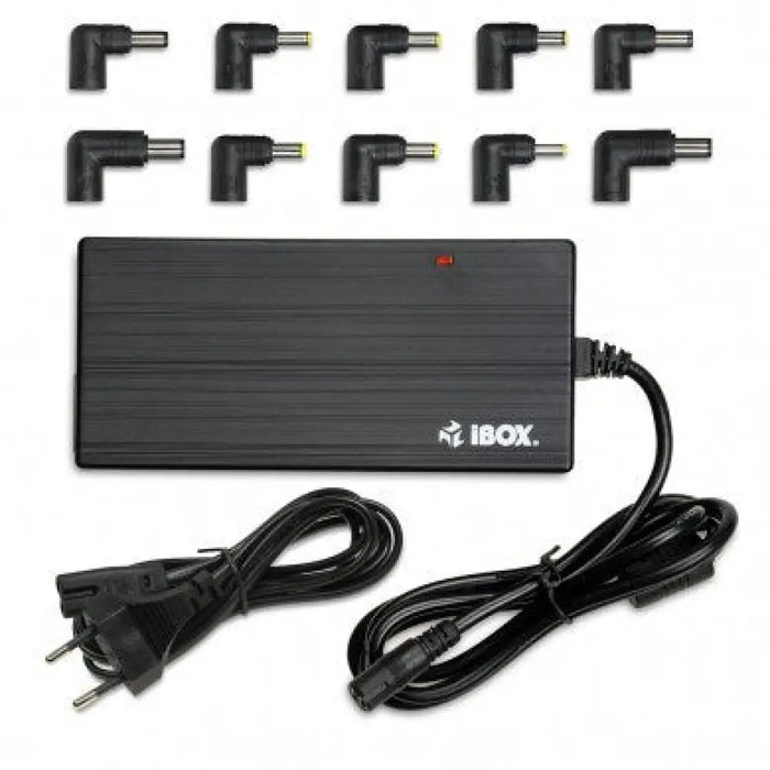iBox IUZ90WA захранващ адаптер/инвертор Indoor 90 W Черен