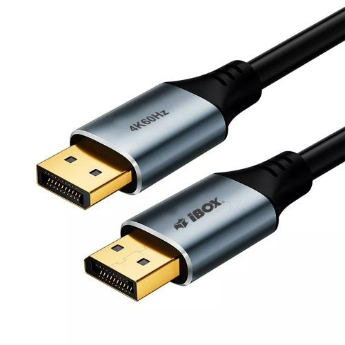 Кабел DisplayPort 4k60Hz złota wtyczka 1m