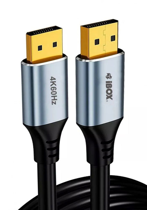 Кабел DisplayPort 4k60Hz złota wtyczka 2m