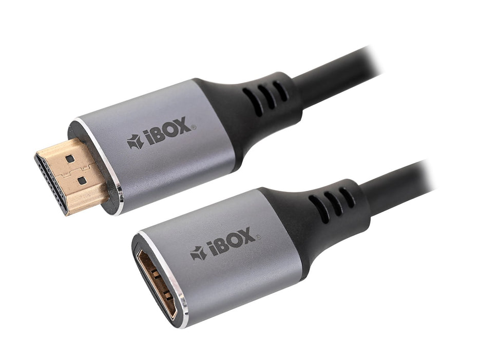 IBox ITVFMHD012 HDMI към HDMI 4K удължителен кабел със златен щепсел 2 м