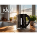 IDEAL Кана 1.8 л мощност 1500 W лъскаво черно