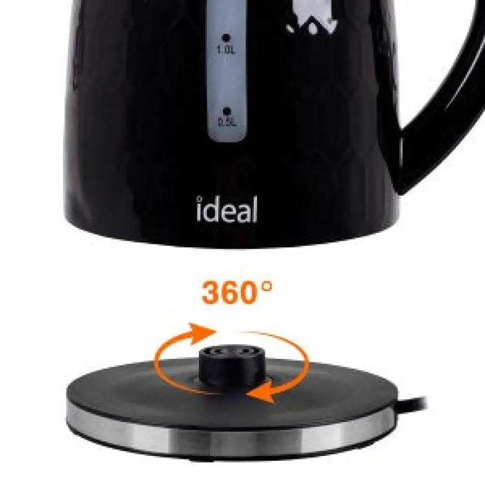 IDEAL Кана 1.8 л мощност 1500 W лъскаво черно