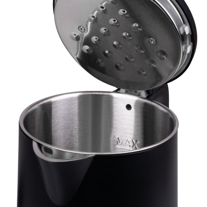IDEAL Кана 1.7 л, стоманено тяло, мощност 1500 W, черна