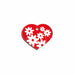 Идентификационна табела Imarc Heart Червен