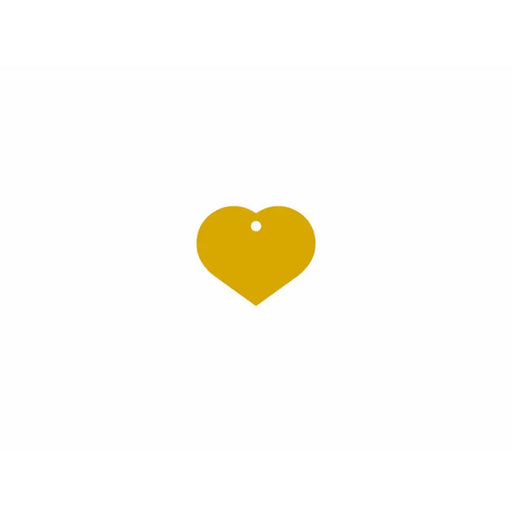Идентификационна табела Imarc Heart Жълт Златен