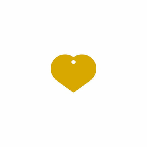 Идентификационна табела Imarc Heart Жълт Златен