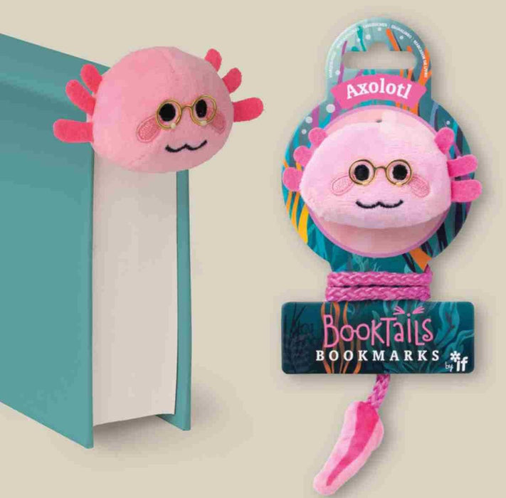Плюшен книгоразделител IF Book-Tails - Axolotl