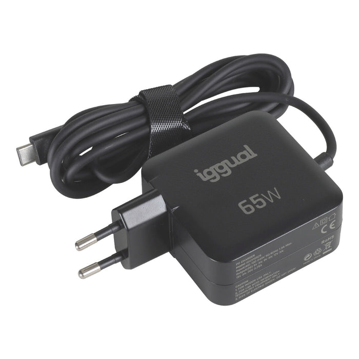 Зарядно за лаптоп iggual IGG319925 65 W