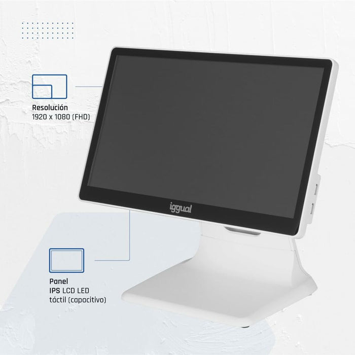 Всичко е едно iggual IGG320174 15,6" Intel N100 8 GB RAM 128 GB SSD