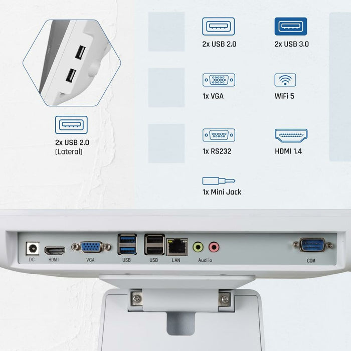 Всичко е едно iggual IGG320174 15,6" Intel N100 8 GB RAM 128 GB SSD
