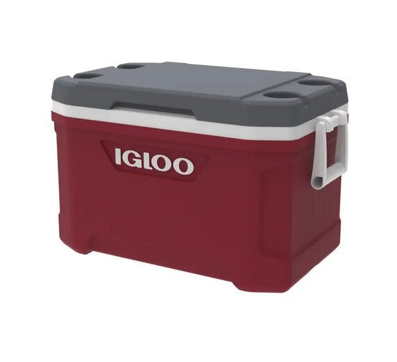 Хладилна кутия Igloo Latitude 52 49L, червена