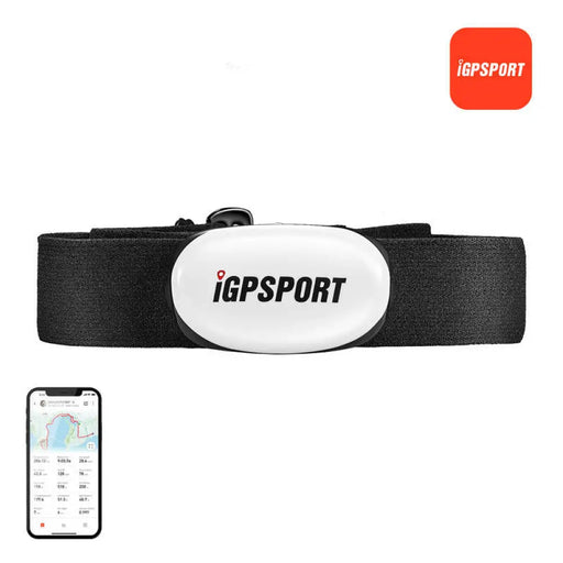 iGPSPORT HR40 монитор за гръден пулс (бял)