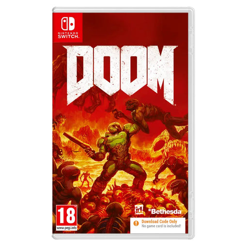 Игра DOOM 2016 Код в Кутия (NSW)