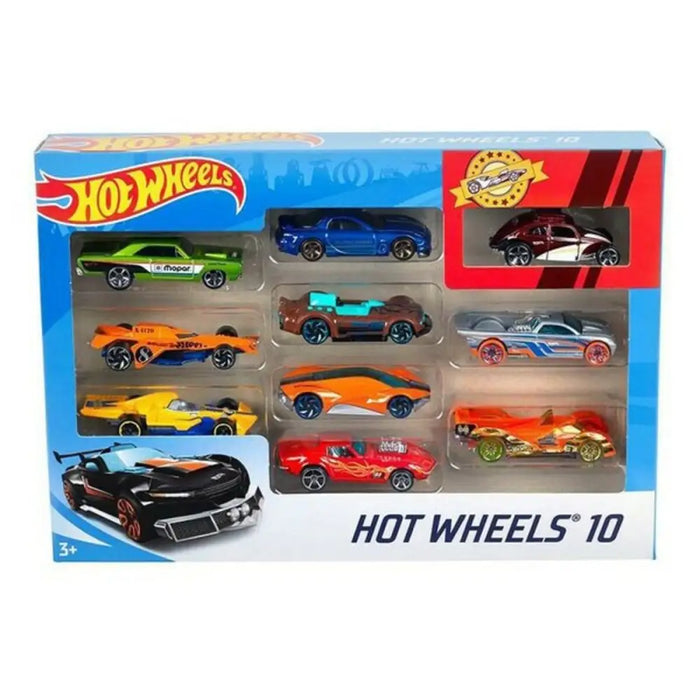Игра Комплект Превозни Средства Hot Wheels Метал (10 Pcs)