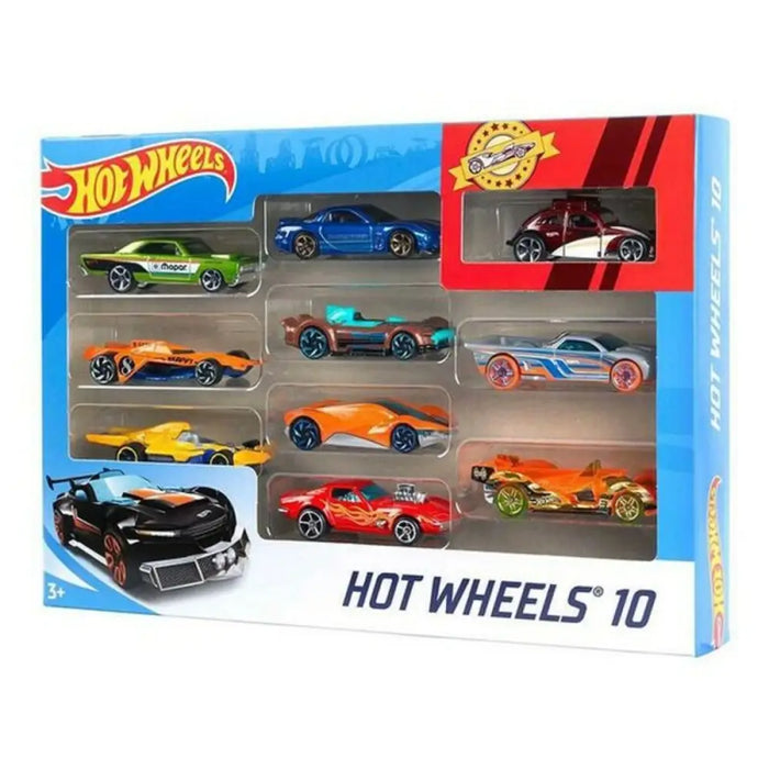 Игра Комплект Превозни Средства Hot Wheels Метал (10 Pcs)