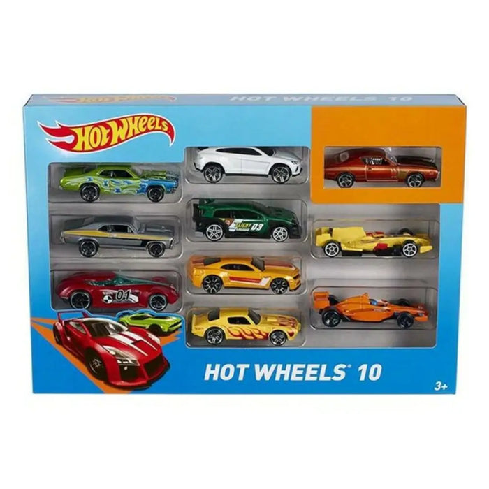 Игра Комплект Превозни Средства Hot Wheels Метал (10 Pcs)