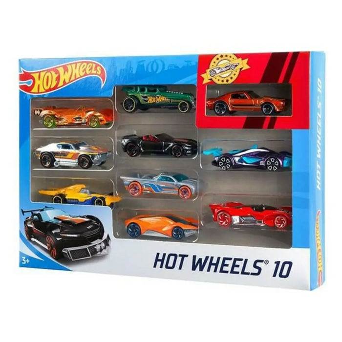 Игра Комплект Превозни Средства Hot Wheels Метал (10 Pcs)