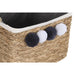 Игра на Кошници DKD Home Decor Естествено влакно Помпони 33