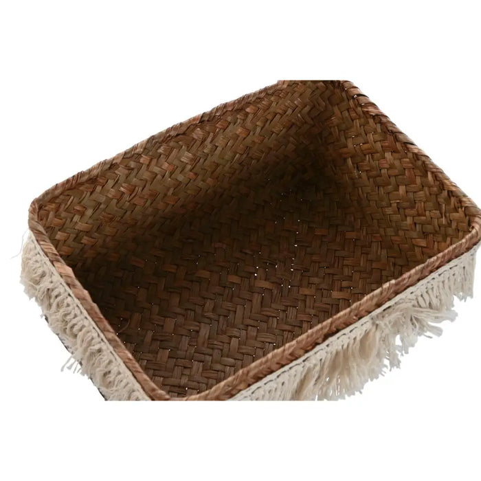 Игра на Кошници Home ESPRIT Естествено влакно Boho Износени
