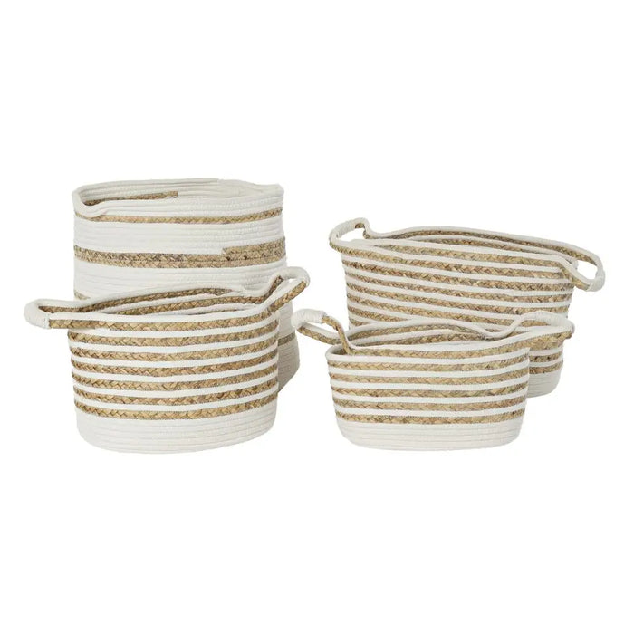 Игра на Кошници DKD Home Decor Морска трева Boho 36 x 36 x