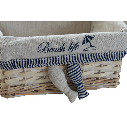 Игра на Кошници DKD Home Decor Спирали Средиземноморско 48