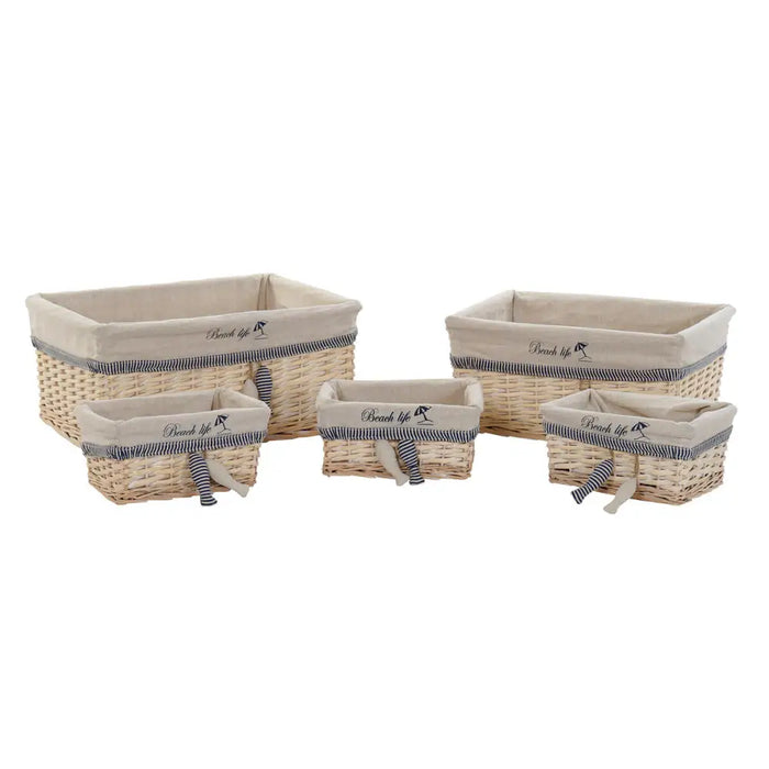 Игра на Кошници DKD Home Decor Спирали Средиземноморско 48