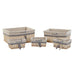 Игра на Кошници DKD Home Decor Спирали Средиземноморско 48