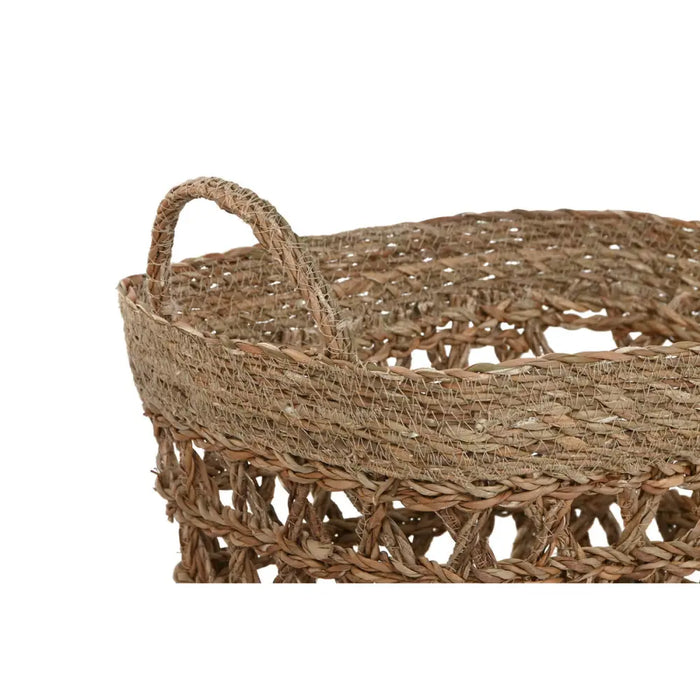 Игра на Кошници Home ESPRIT Морска трева Тропически 45 x 35