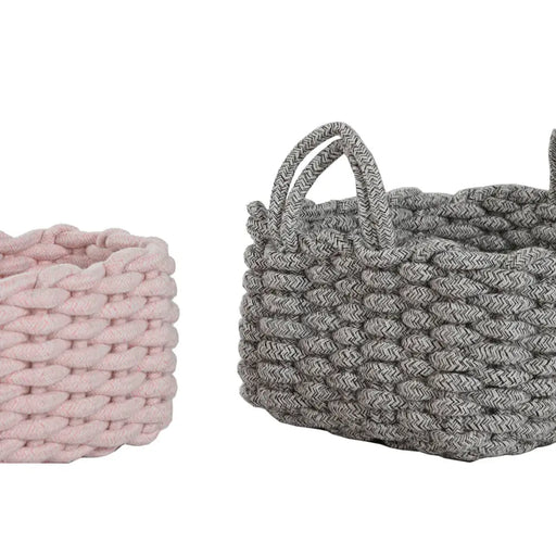 Игра на Кошници Home ESPRIT Въже 32 x 25 x 15 cm