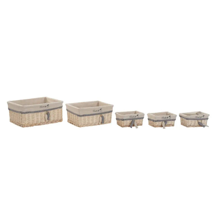 Игра на Кошници DKD Home Decor Спирали Средиземноморско 48