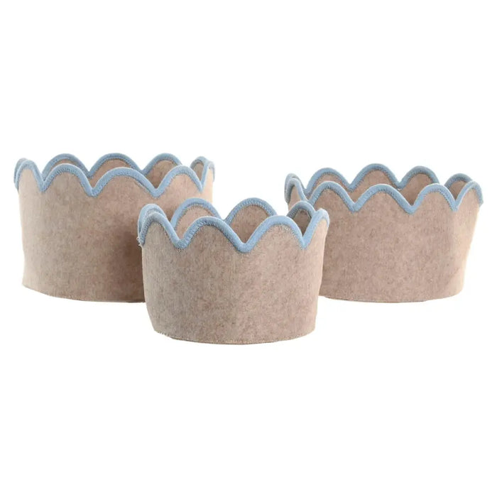 Игра на Кошници Home ESPRIT Син Зелен Бежов Розов Детски 30