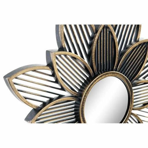 Игра на Огледала DKD Home Decor Огледало Шампанско Златен
