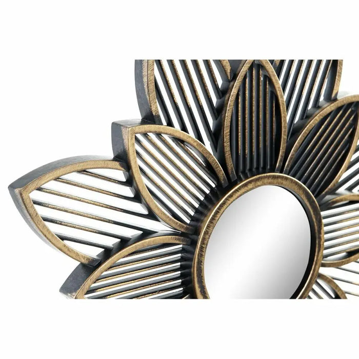 Игра на Огледала DKD Home Decor Огледало Шампанско Златен