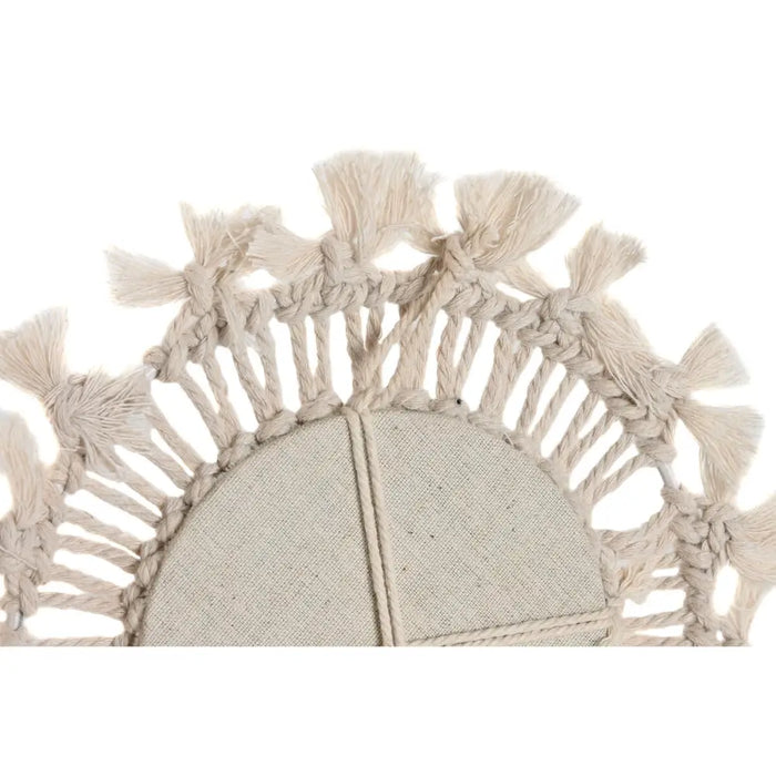 Игра на Огледала Home ESPRIT Бял Boho 20 x 1 x 20 cm (3