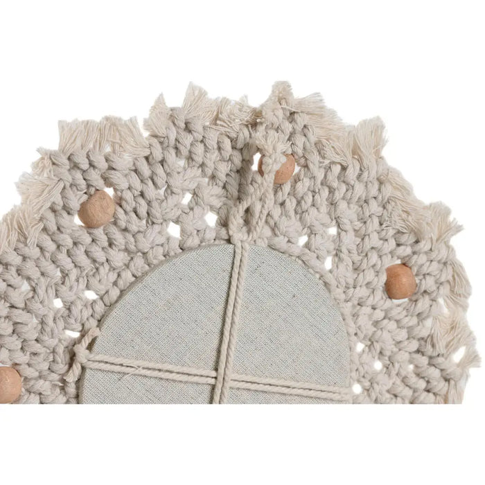 Игра на Огледала Home ESPRIT Бял Boho 20 x 1 x 20 cm (3