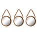 Игра на Огледала Home ESPRIT Естествен Scandi 15 x 1 x 24