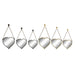 Игра на Огледала DKD Home Decor Scandi Кристал Черен Златен