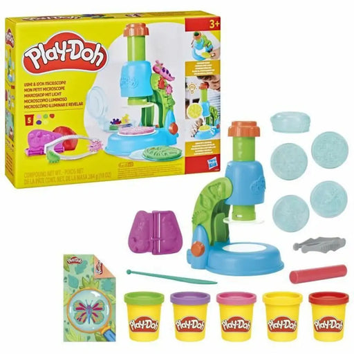 Игра от Пластелин Play-Doh Mi Pequeño Microscopio Жълт