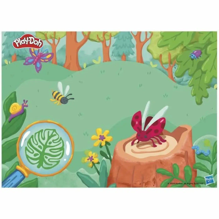 Игра от Пластелин Play-Doh Mi Pequeño Microscopio Жълт