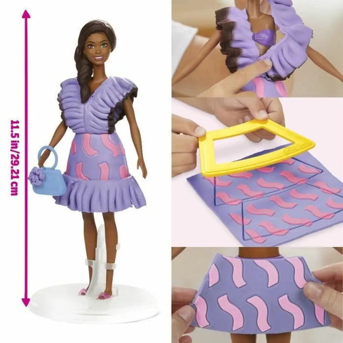 Игра от Пластелин Play-Doh Barbie Fashionista Ruffles