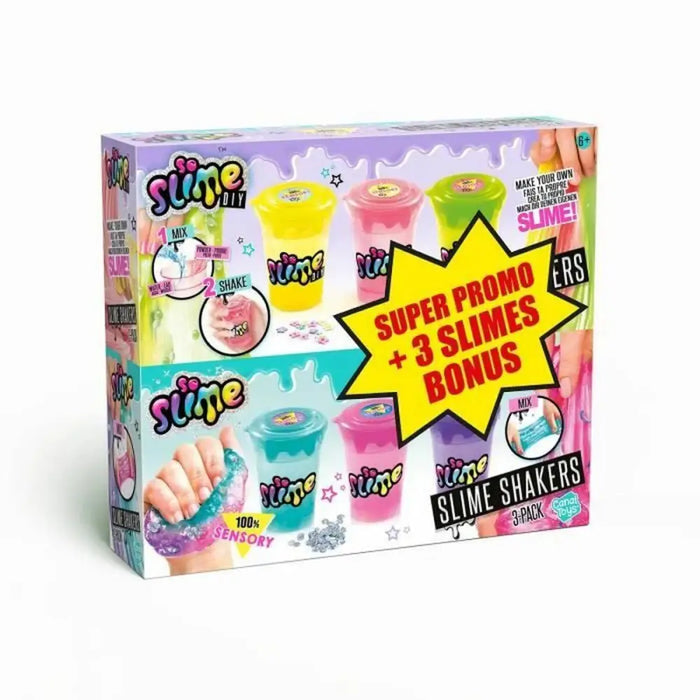 Игра от Пластелин Canal Toys Agitadores de slime 3 + 3 extra