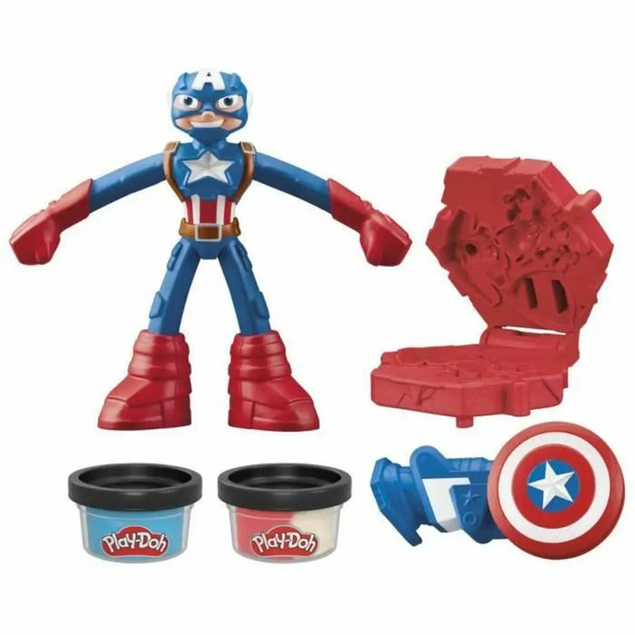 Игра от Пластелин Play-Doh Capitán América Set Stamper