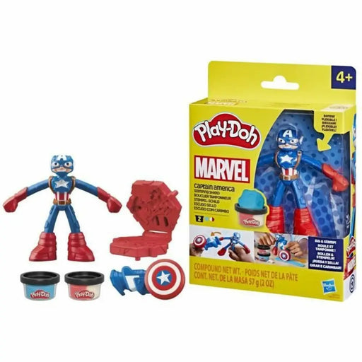 Игра от Пластелин Play-Doh Capitán América Set Stamper
