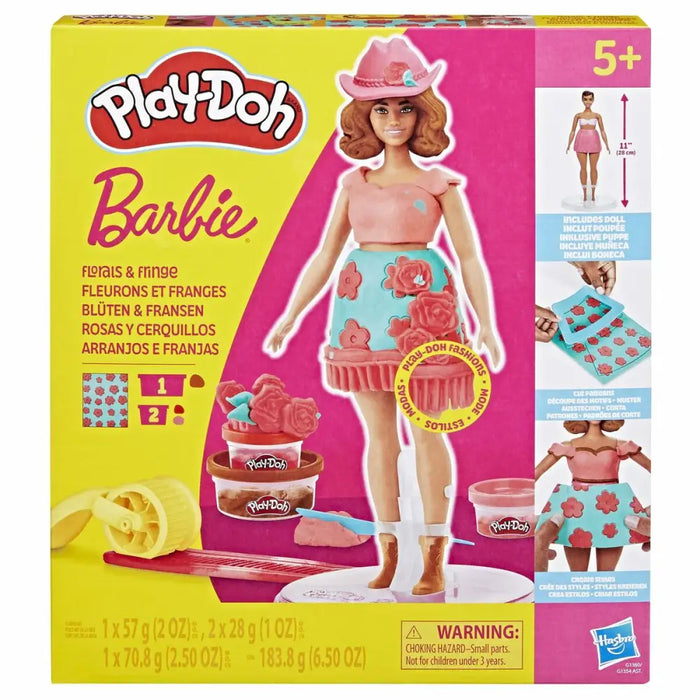 Игра от Пластелин Play-Doh Florals & Fringe Многоцветен