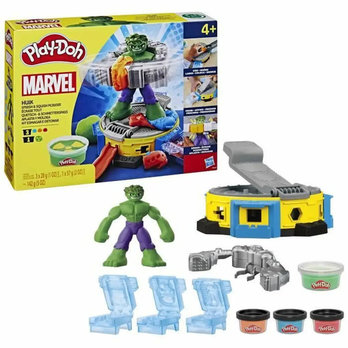 Игра от Пластелин Play-Doh Hulk Smash It All Многоцветен